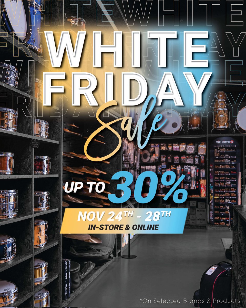The Sale you've all been waiting for! 

White Friday Sale is finally here with Up To 30% Off on all Melody House Brands &amp; Products 🔥🙌

Don't miss our and start shopping now!
melodyhousemi.com 

Valid until November 28th 

#whitefriday #blackfriday #saleseason