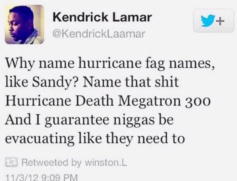 Why did Kendrick Lamar say this