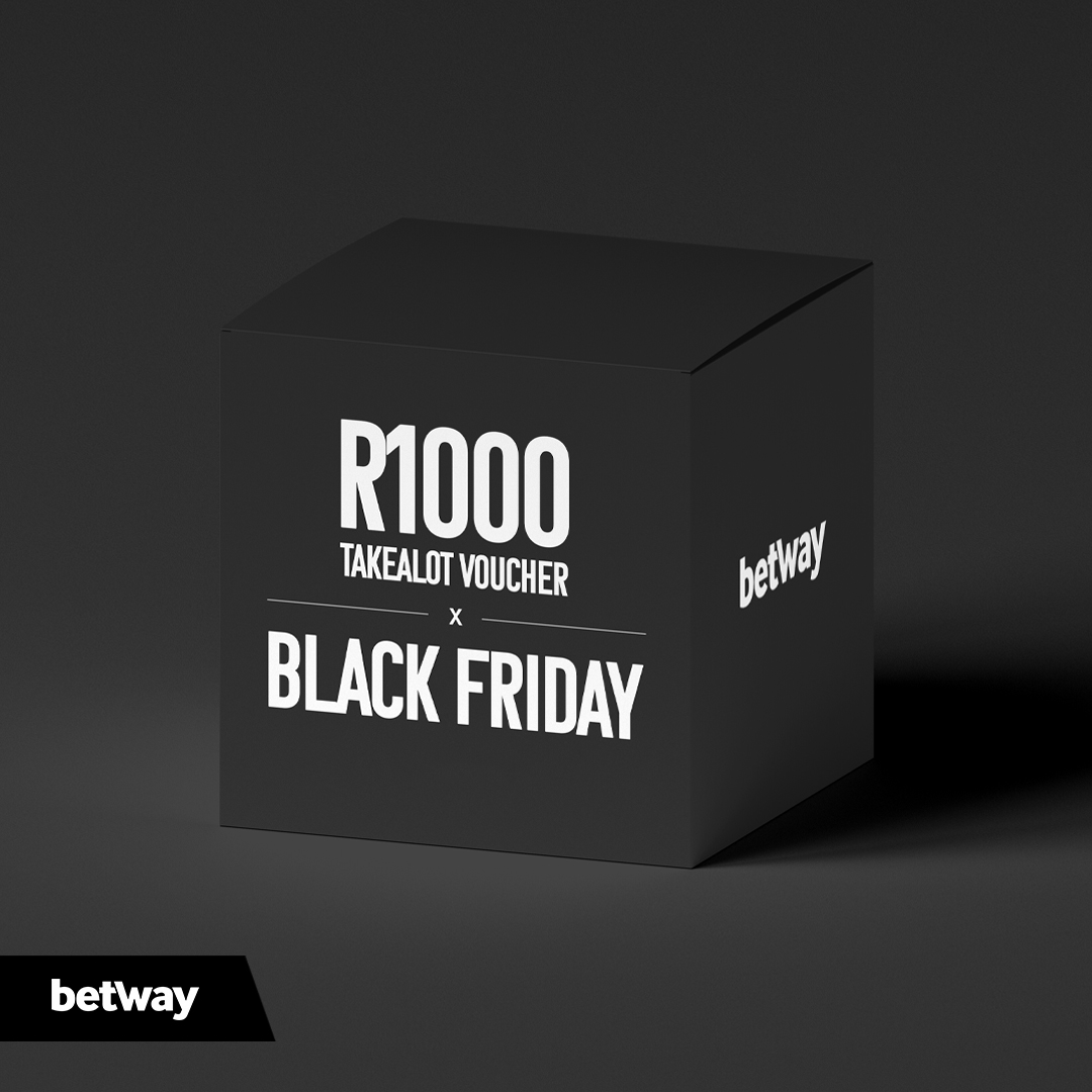 🚨Promo🚨 Stand a chance to win a R1000 TakeALot voucher 🔥 Simply; 1. Which game are you adding to your betslip this weekend? 2. RT this post 3. Use the #BetwayBlackFriday A random winner will be announced today at 3 pm. #BetwaySquad