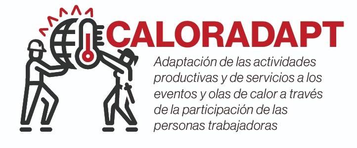 ISTASF1M's tweet photo. #ISTASF1M ha iniciado el proyecto #CalorAdapt sobre la adaptación y mejora de la gestión preventiva de las actividades productivas a los eventos y olas de calor cada vez más frecuentes en España.
➕Info 👉 https://t.co/m8uopisfJj https://t.co/EDzvfrjJuR