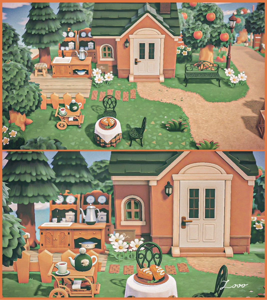 ベーグルちゃんちです
仕立屋とお揃にした
#animalcrossing #acnh #ネル島 #あつ森写真部 #あつ森