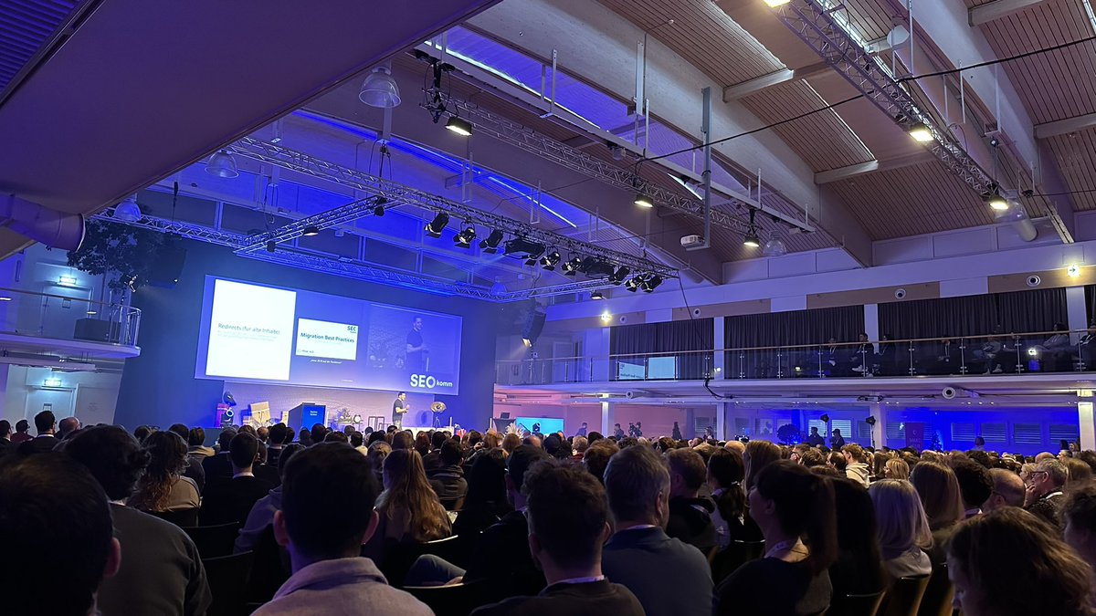 Eine Freude, bei der #seokomm zu sein 🙏