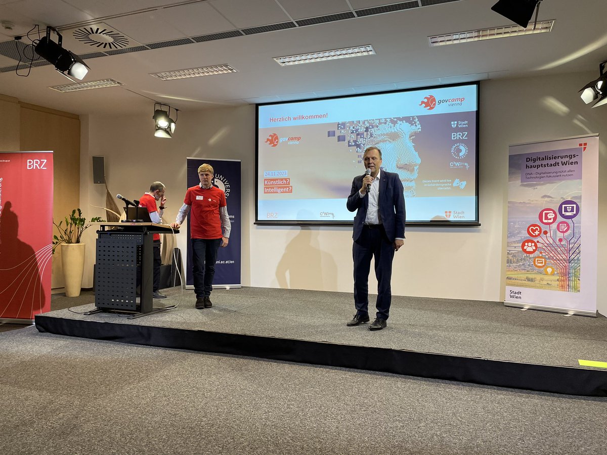 Brigitte Lutz (@brigittelutz) on Twitter photo Jetzt geht’s los❣️🎉14. <a href="/govcampvienna/">govcamp vienna</a> #govcampvie Motto: Künstlich? Intelligent? … es begrüßen <a href="/Roland_Ledinger/">Roland Ledinger</a> <a href="/JNeumayer/">Jörg Neumayer</a> <a href="/Stadt_Wien/">Stadt Wien</a> <a href="/DigitalesWien/">DigitalesWien</a> <a href="/c3wien/">@c3wien@chaos.social</a> <a href="/brz_gmbh/">Bundesrechenzentrum</a> Jetzt geht’s los❣️🎉14. <a href="/govcampvienna/">govcamp vienna</a> #govcampvie Motto: Künstlich? Intelligent? … es begrüßen <a href="/Roland_Ledinger/">Roland Ledinger</a> <a href="/JNeumayer/">Jörg Neumayer</a> <a href="/Stadt_Wien/">Stadt Wien</a> <a href="/DigitalesWien/">DigitalesWien</a> <a href="/c3wien/">@c3wien@chaos.social</a> <a href="/brz_gmbh/">Bundesrechenzentrum</a>