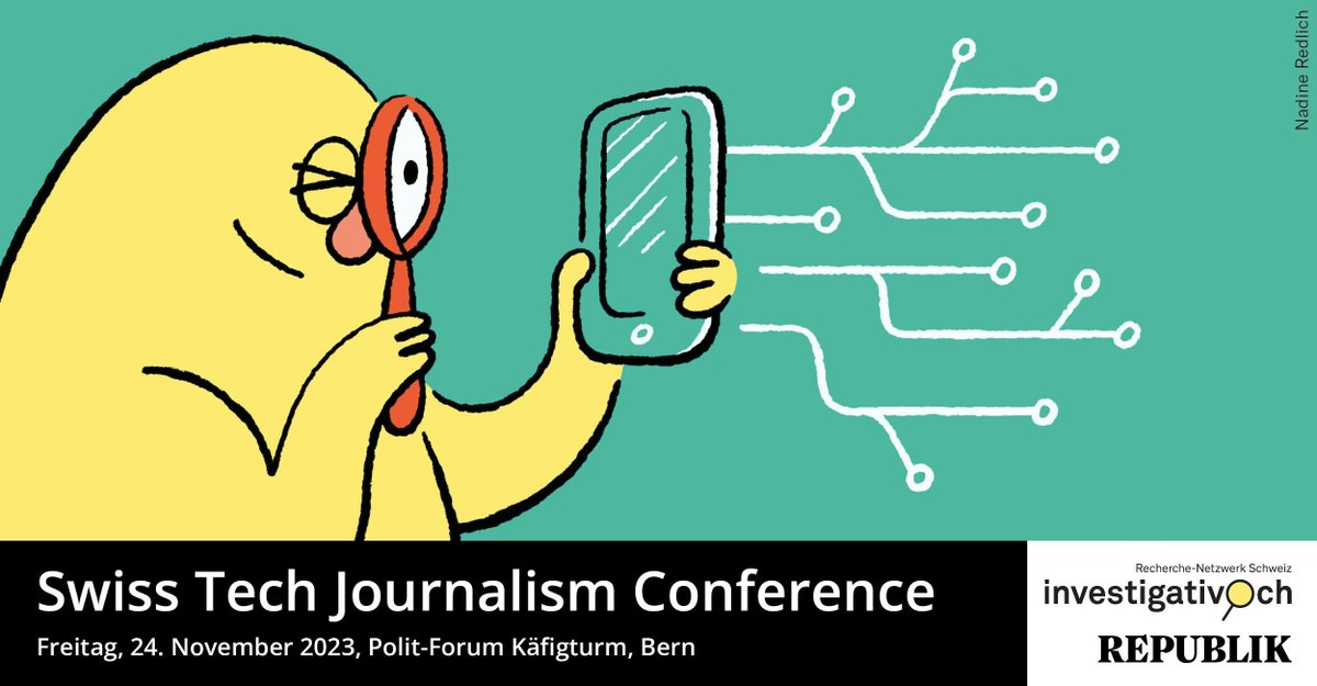 Wir freuen uns auf die heutige Swiss Tech Journalism Conference #STJC24 u.a. mit Gerhard Andrey <a href="/anderageru/">Gerhard Andrey - Nationalrat & Unternehmer</a>, Rebecca Cieselski <a href="/r_ciesielski/">Rebecca Ciesielski</a>, Otto Hostettler <a href="/ottobeobachtet/">Otto Hostettler</a>, Roland Kühne <a href="/RolandKuehneCH/">Roland Kühne</a>, Marc Ruef <a href="/mruef/">Marc Ruef 𖢥</a>, Reto Vogt @revogt und Adrienne Fichter <a href="/adfichter/">Adrienne Fichter</a>!