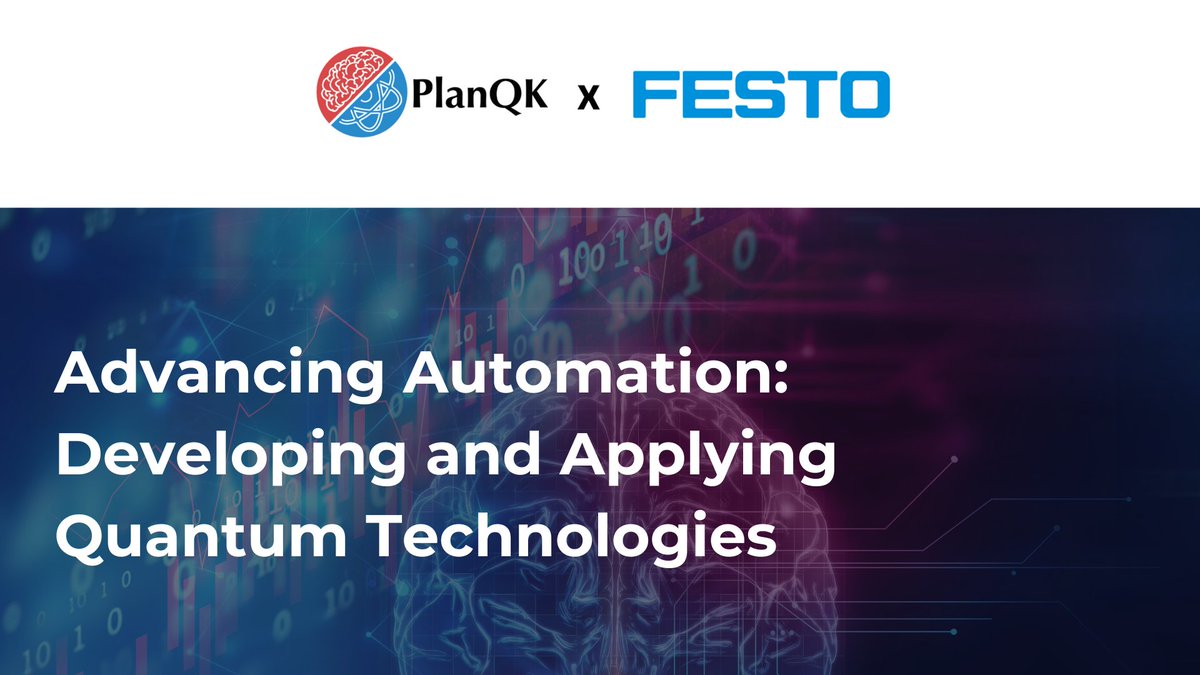 #Festo, a globally leading innovator in #automation technology, joins the #PlanQK Community as a new associate partner. The partnership marks a significant step for the development and application of #quantum technologies in the field of automation.planqk.de/news/29513/