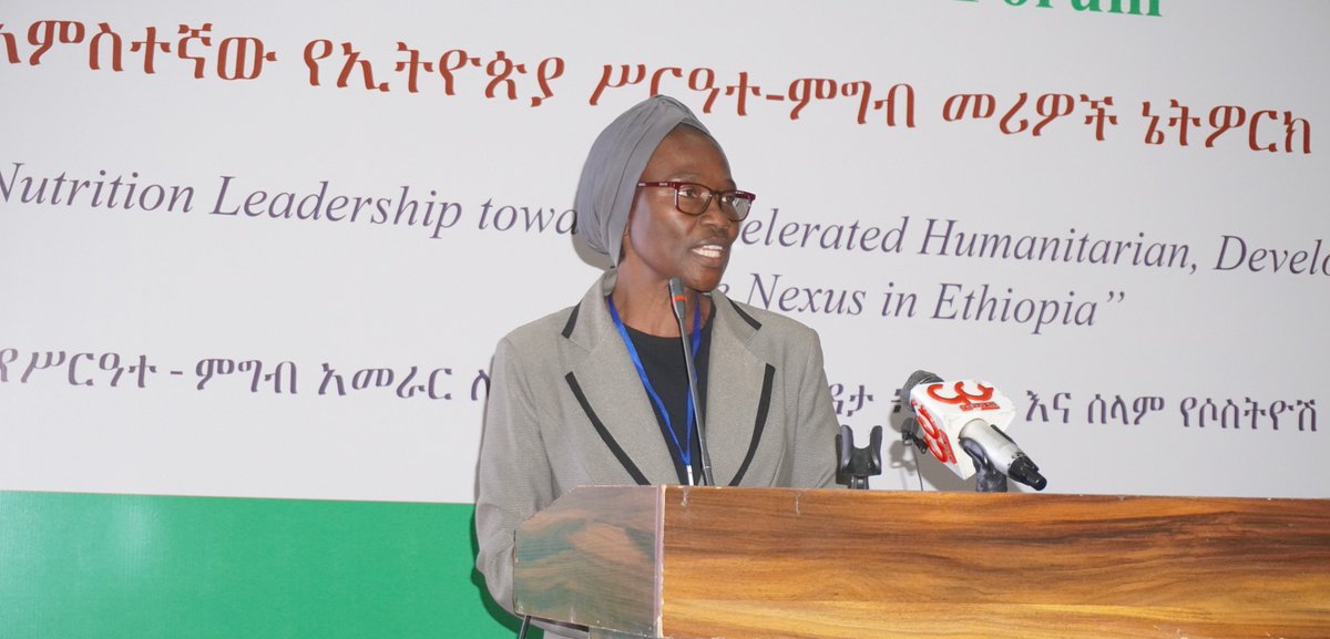 <a href="/NamukoloC/">Namukolo Covic</a> of <a href="/ILRI/">ILRI.org</a> delivering a nutrition leadership lecture themed ‘Nutrition Leadership in Transitioning National Contexts: Humanitarian, Development and Peace’ <a href="/ETLeadNutrition/">Ethiopia Nutrition Leaders Network - ENLN</a> annual forum
<a href="/CGIAR/">CGIAR</a> <a href="/ILRI/">ILRI.org</a> <a href="/israel_hailu/">Israel Hailu</a>