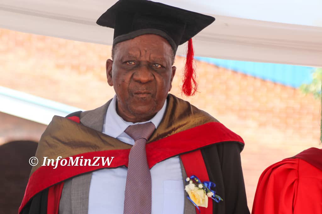 nickmangwana's tweet photo. Today, the Chancellor of All State Universities His Excellency President @edmnangagwa is presiding over the 24th Graduation Ceremony of the Midlands State University (MSU at its main campus in Gweru https://t.co/Y47fiRduZt