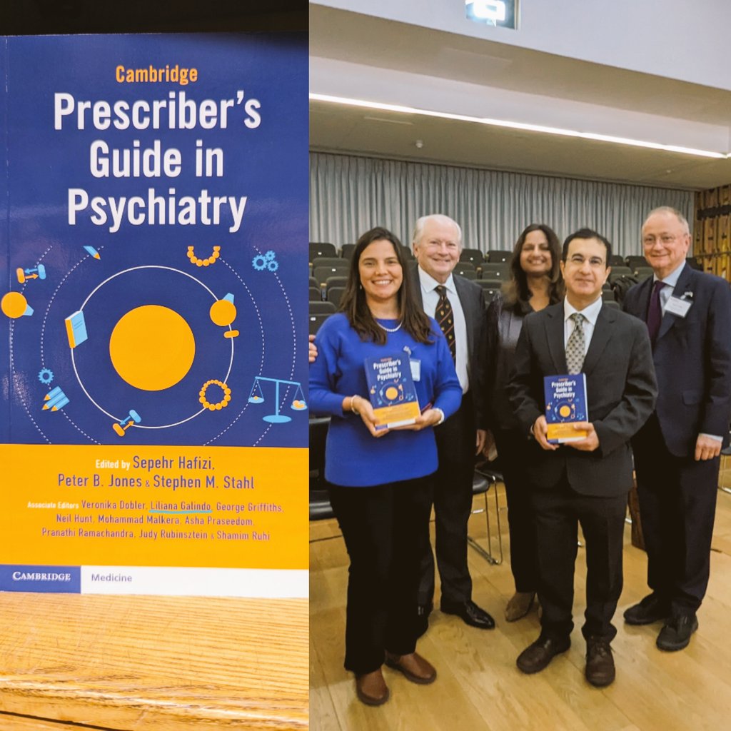 So honoured to have contributed as an Associate Editor in this new #StahlPsychopharmacology Prescriber's Guidelines Thank you @CambridgeUP and to our amazing group of editors 🤓