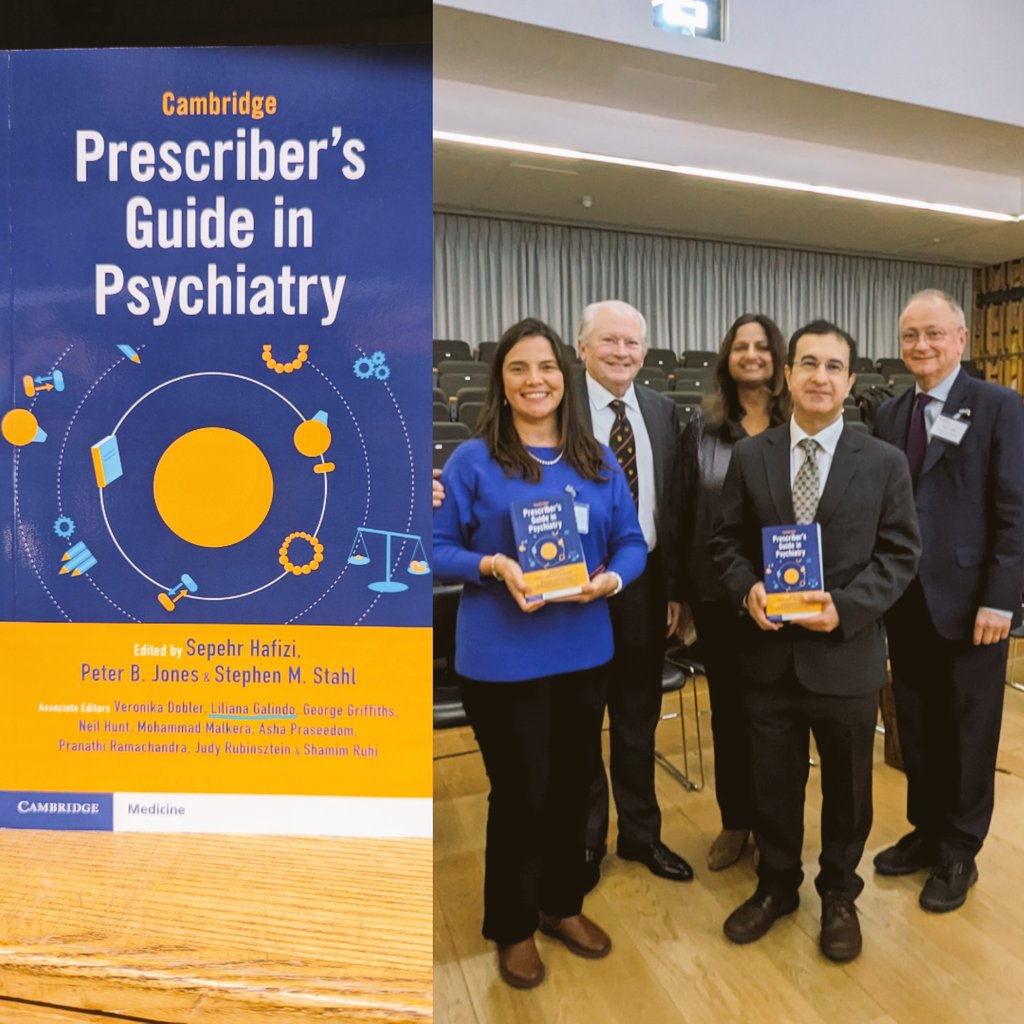 Lili Galindo MD PhD (@lili_galindo) on Twitter photo So honoured to have contributed as an Associate Editor in this new #StahlPsychopharmacology Prescriber's Guidelines
Thank you <a href="/CambridgeUP/">Cambridge University Press</a> and to our amazing group of editors 🤓 So honoured to have contributed as an Associate Editor in this new #StahlPsychopharmacology Prescriber's Guidelines
Thank you <a href="/CambridgeUP/">Cambridge University Press</a> and to our amazing group of editors 🤓