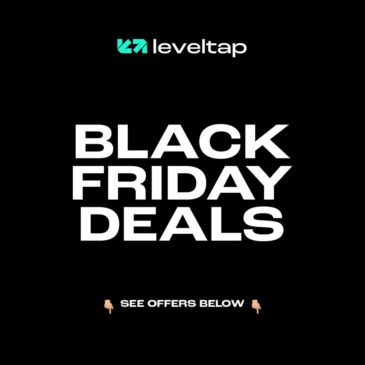 LevelTapLPL's tweet image. It’s #BlackFriday 😍

30% OFF our first 50 gift vouchers
leveltap.co.uk/gift-cards/
Use code LTBLACKFRIDAY at checkout 🫶🏼

🍸 2 FOR 1 Cocktails all weekend 🍸

🎮 2 Free cocktails with every hour of console gaming 🎮

🖥️ Free cocktail with every hour of PC gaming 🖥️

#liverpool