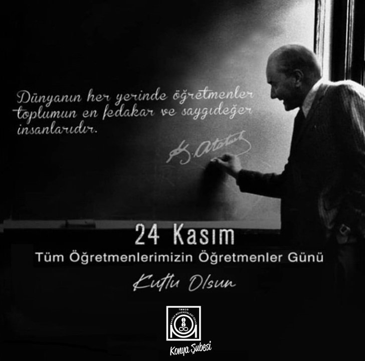 Başta Başöğretmenimiz Gazi Mustafa Kemal Atatürk ve tüm öğretmenlerimizin öğretmenler günü kutlu olsun. 🙏🇹🇷
#24KasımÖgretmenlerGünü 
#24kasimogretmenlergunu 
#Basogretmen 
#Atatürk 
#24kasım