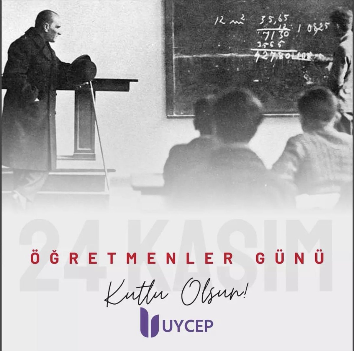Başta Mustafa Kemal Atatürk Olmak üzere Tüm Öğretmenlerimizin 24 Kasım Öğretmenler Günü Kutlu Olsun🙏 
Web sitemize ulaşmak için 👉🏻 uycep.com ziyaret edebilirsiniz. <a href="/uycep/">UYCEP</a>
#uycep #üstünzeka #üstünyetenek #türkiye #24kasım #24kasımöğretmenlergünü