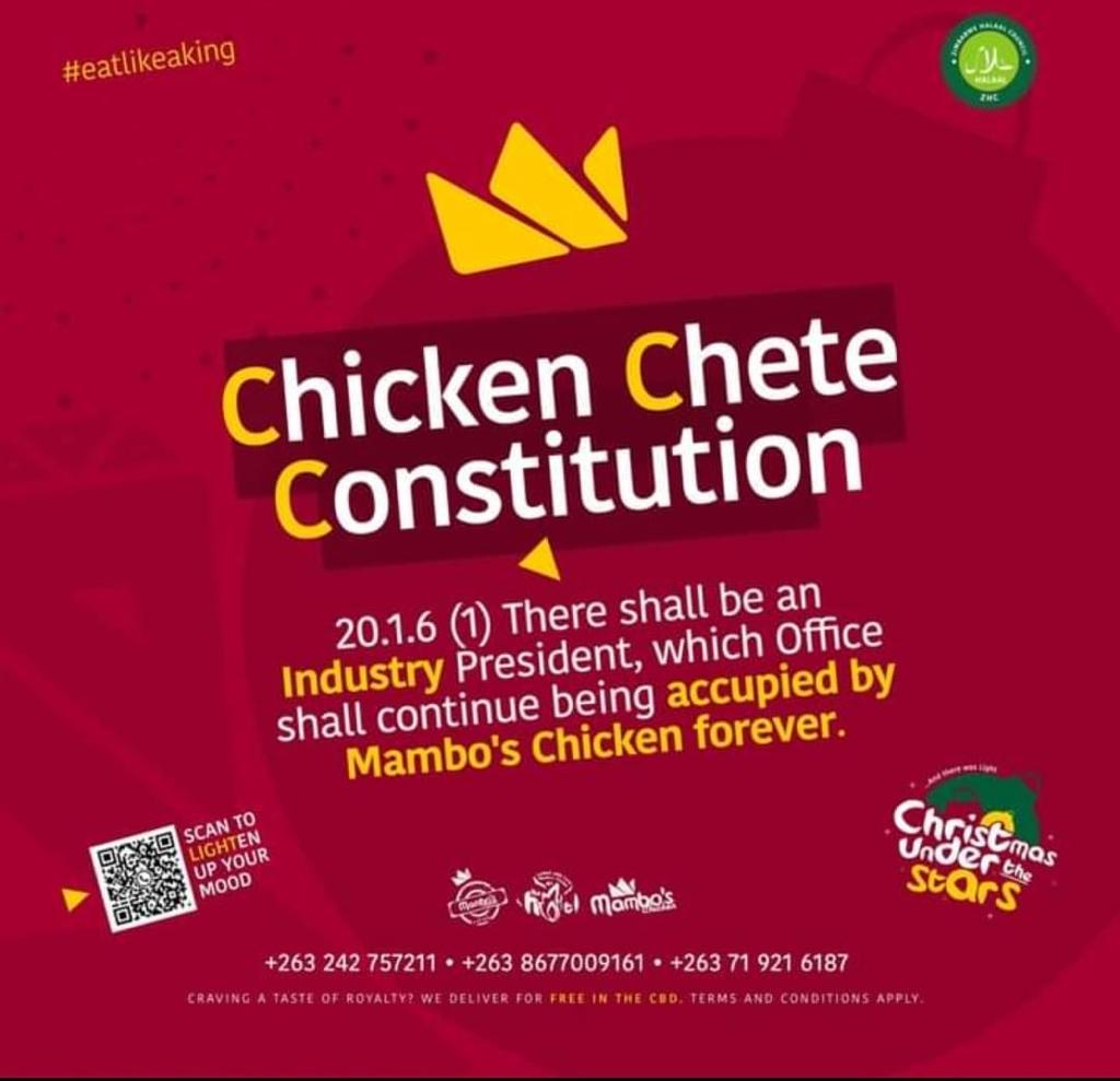 MupfumiFarai's tweet photo. Chamisa Chete Constitution, 😂😂😂. Matakanana chaiwo https://t.co/4BXR3Vq8M2