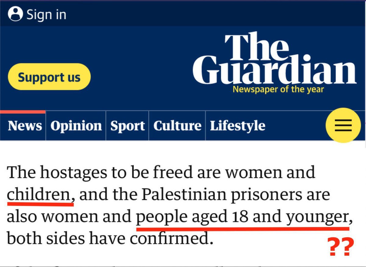 Only Israeli minors are 'children' Palestinian minors are 'people aged 18 & younger' This is NOT a mistake; it's a premeditated carefully worded editorial decision! Dehumanization is the root of all cruelty, & Western media has been at the forefront of it since Oct 7!