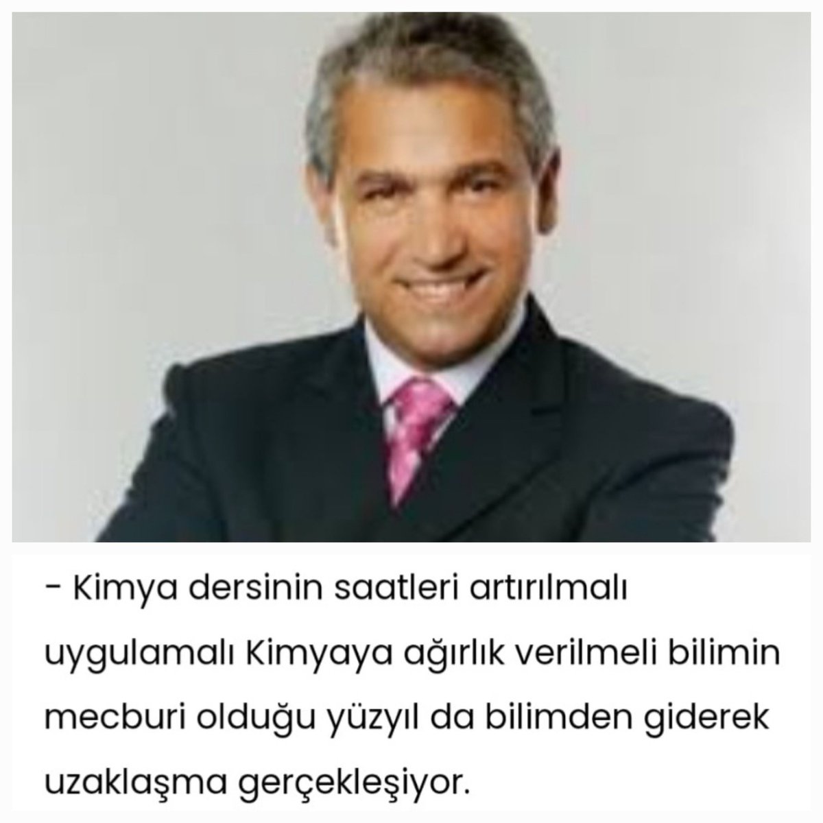 Sizin şimdiye kadar eğitim ile ilgili olarak dile getirdikleriniz, görüşleriniz bizim için önemli. Yılların verdiği bir tecrübe var hocam her paylaşımınızda. Emeklerinize saĝlık. Kimya öğretmenleri olarak teşekkür ederiz🌺🙏