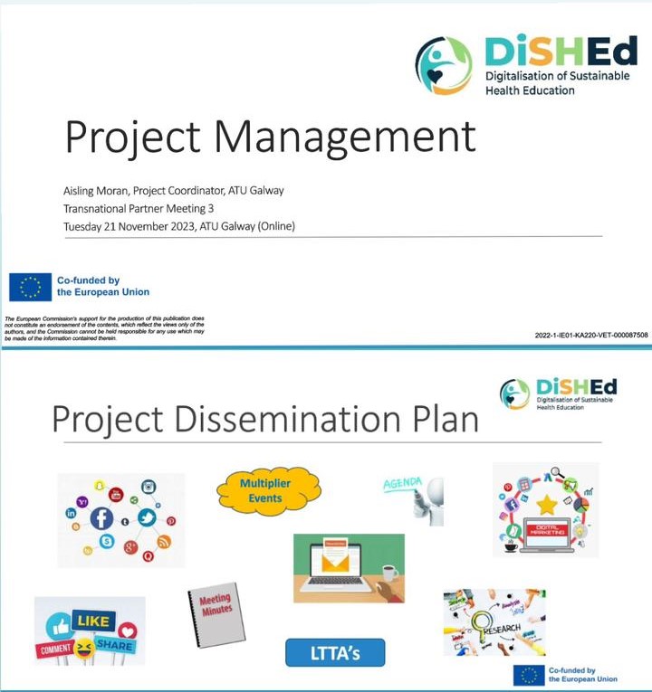 DiSHEd_EU's tweet image. All project partners participated in the 3rd Transnational Project Meeting of the @EUErasmusPlus funded #DiSHEd project online on 21.11.2023!
Great participation and talk by all consortium members!
#DisseminationEvent #erasmusplusproject #KnowledgeSharing