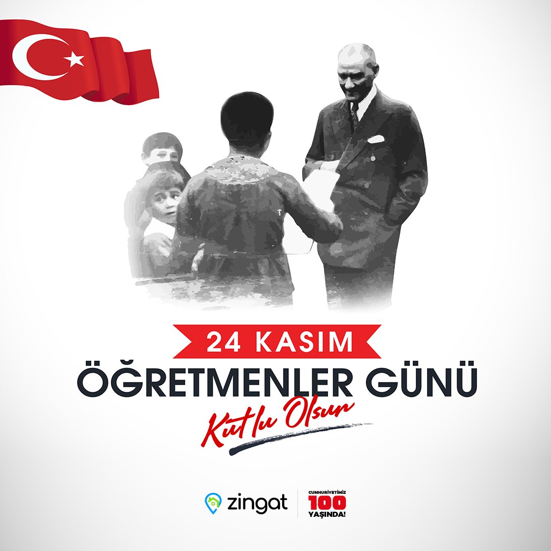 Yolumuzu aydınlatan Başöğretmen Gazi Mustafa Kemal Atatürk başta olmak üzere tüm öğretmenlerimizin Öğretmenler Günü kutlu olsun. ❤️

#öğretmenlergünü #zingat