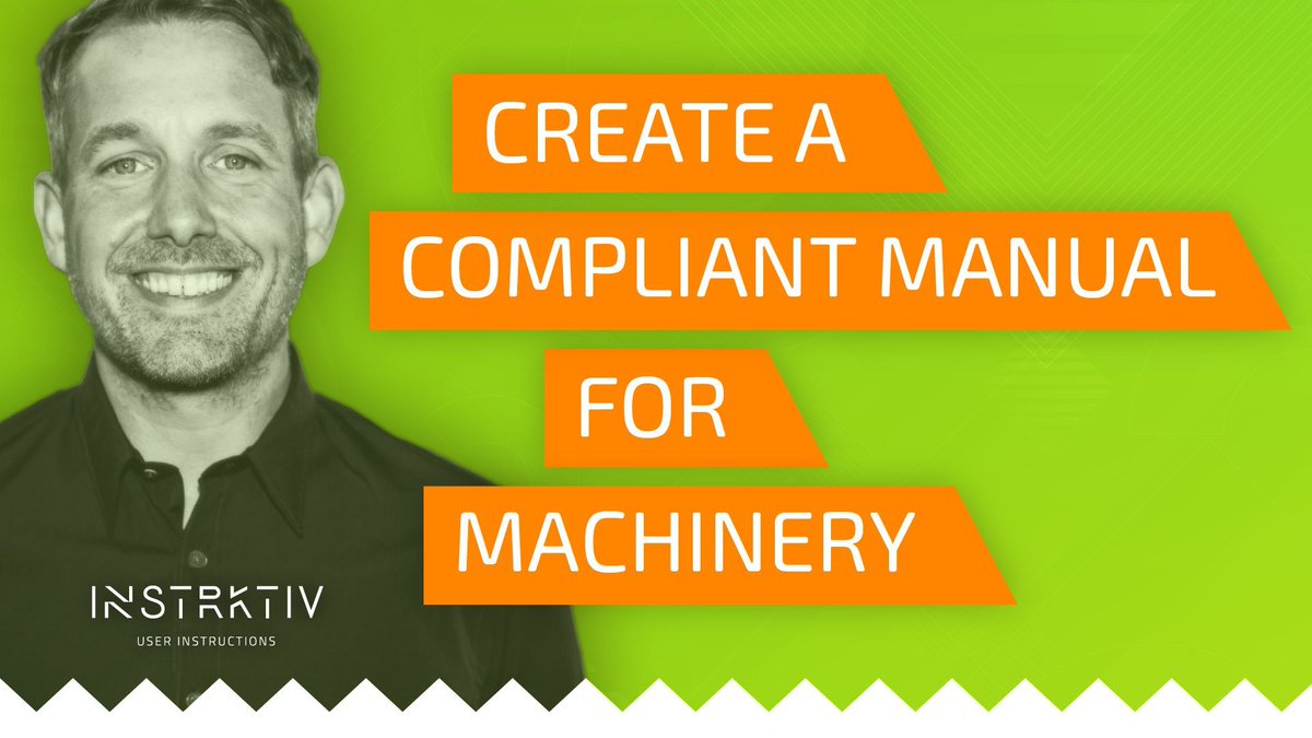 INSTRKTIV's tweet image. Video on How to Make a User Manual for Machinery (in 2022): buff.ly/465lssA 

#technicalwriting #technicalwriter #technicalcommunication #productsafety #cemarking #usermanuals #userguides