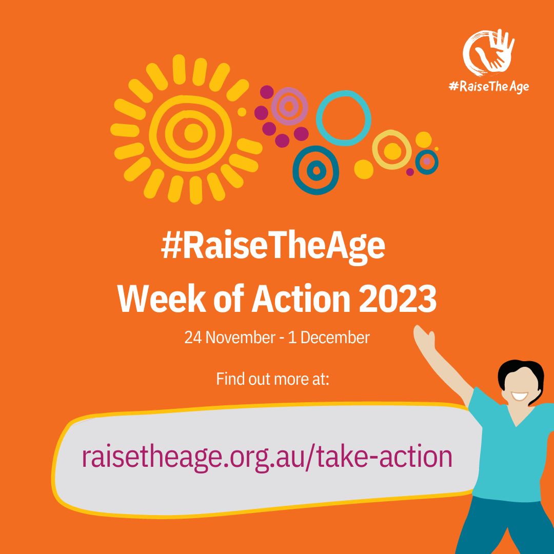 I’m calling for the age of criminal responsibility in Australia to be raised to 14 years.  Find out why this is important and how you can take action. raisetheage.org.au #RaiseTheAge