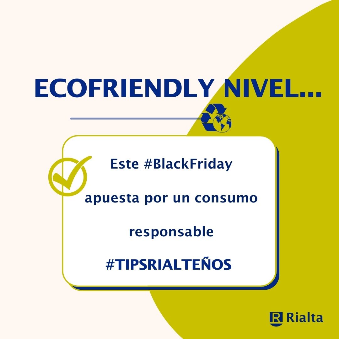 El aumento de desechos o de emisiones CO2 son las principales consecuencias del consumo. Así que ya sabes: este #BlackFriday… ¡apuesta por un consumo responsable!