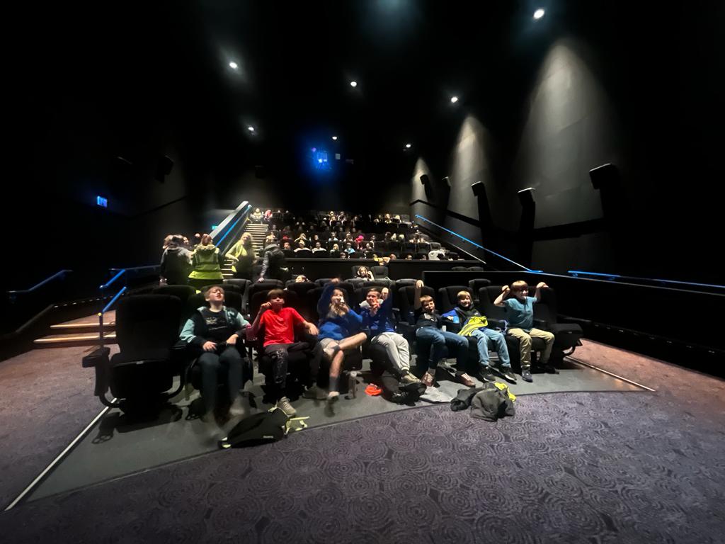 StAgnesAce's tweet photo. Bristol, day 2, part 3: The Cinema to ourselves watching Trolls (and a bit of dancing!) #AsOne #kernowlearning https://t.co/iH5kRmiriz