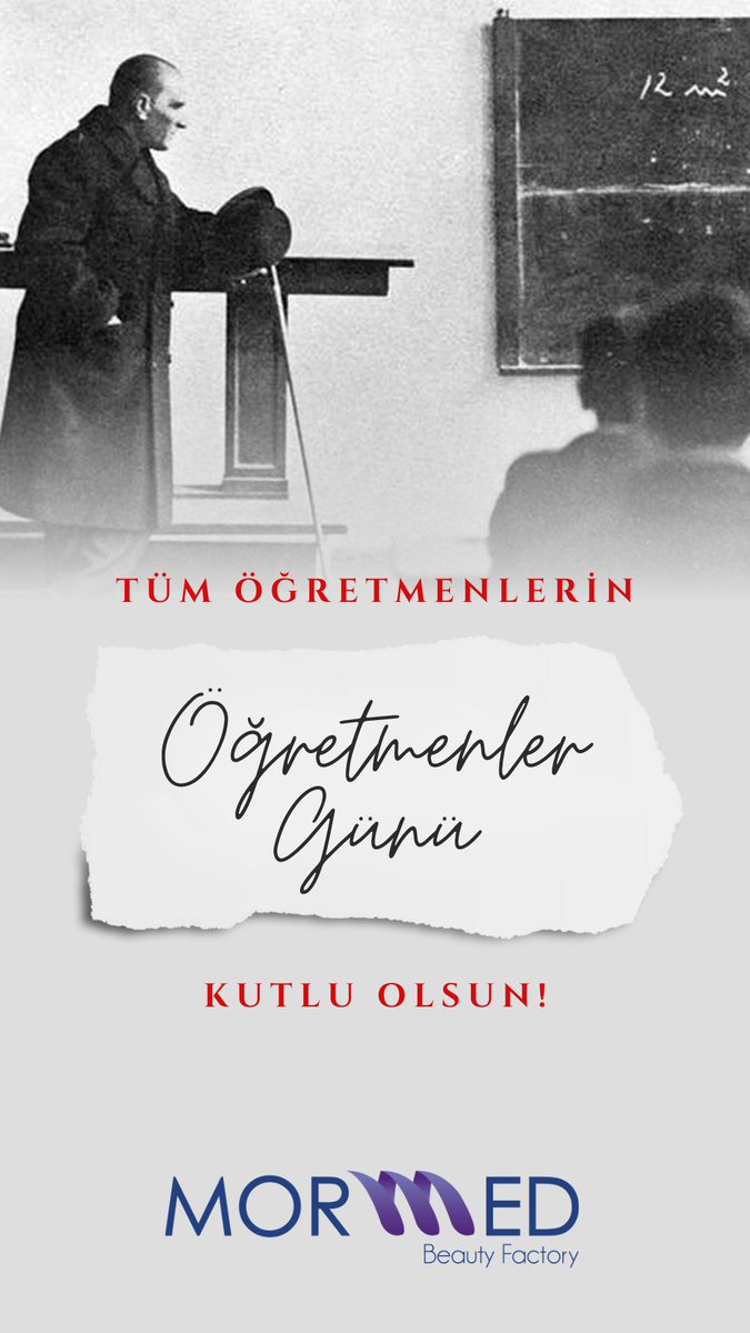 MormedGroup's tweet photo. Başöğretmenimiz Atatürk başta olmak üzere tüm öğretmenlerimizin Öğretmenler Günü kutlu olsun.

#24KasımÖğretmenlerGünü #öğretmenlergünü  #teachersday https://t.co/FQU5o00yx5