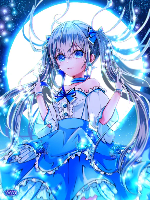 #青で繋がるみんなの輪