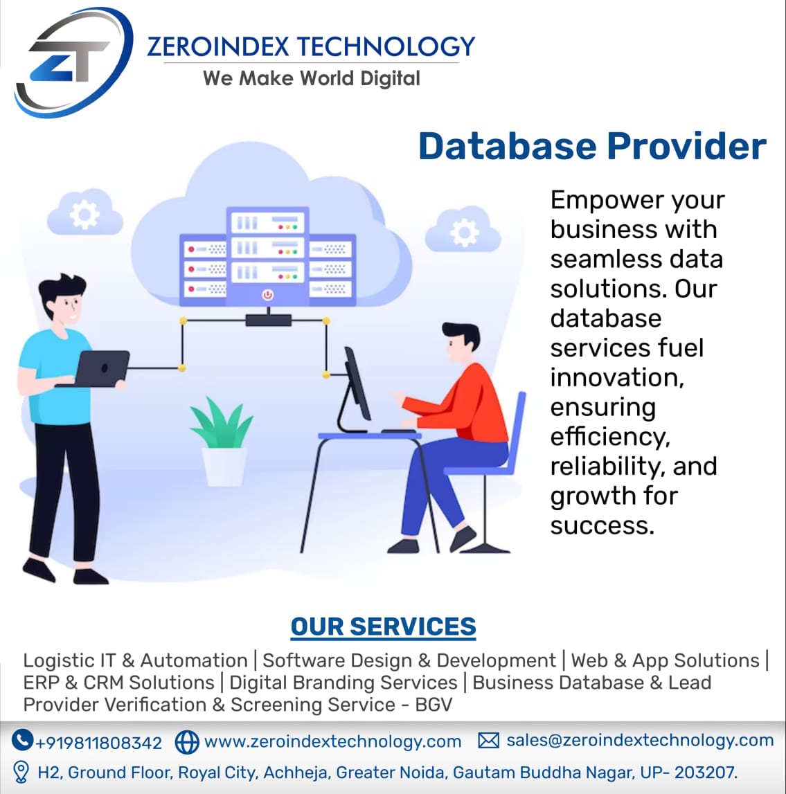 zeroindextech's tweet image. Unleashing Power Through Cutting-Edge Database Services for Seamless Storage, Retrieval, and Management of Your Valuable Information.
For more information contact us:
zeroindextechnology.com
+91-981-180-8342
#TechInnovation #bigdataservices #securedatastorage #databasesecurity