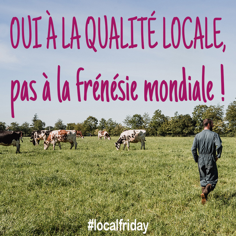 invitationferme's tweet photo. Le jour du #localfriday, je dis :
✅ OUI à la qualité locale
❌ NON à la frénésie mondiale https://t.co/RSxmSQJOLY