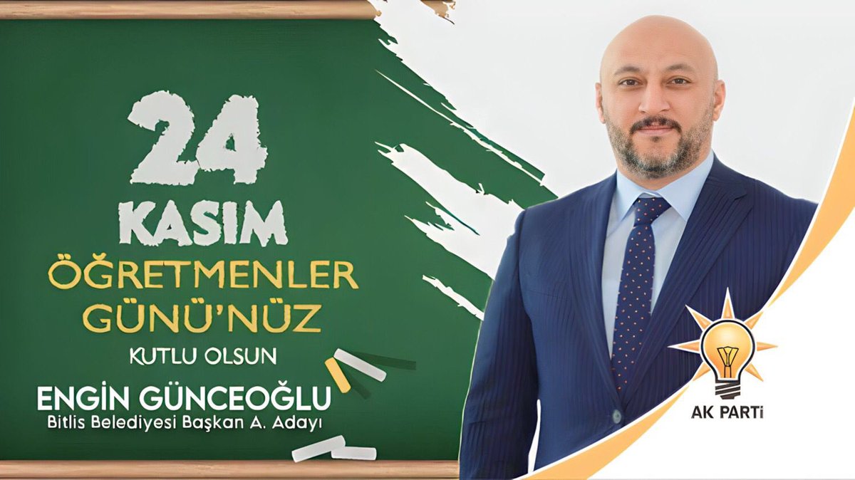 “Çocuklarımızı, gençlerimizi aklın, bilginin, ahlakın ve vicdanın rehberliğinde ‘Fikri hür, vicdanı hür, irfanı hür’ bir şekilde yetiştirmek için gayret eden öğretmenlerimizin 24 Kasım Öğretmenler Günü’nü kutluyorum.”