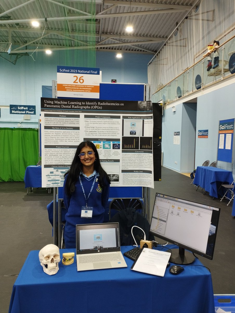 Best of luck to Amy and Kamaya today in the @SciFest4STEM National Finals. @stjosephsrush @MarinoInstitute #WomenInSTEM