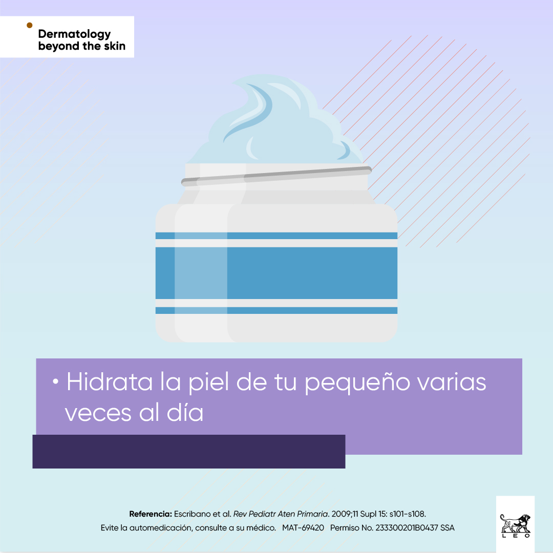 LeoPharmaMX's tweet photo. Los niños son quienes más sufren de dermatitis atópica, por lo que es importante cuidarlos durante la temporada de frío.
#leopharmamx #leotips #dermatitisatópica https://t.co/TOnGPoVnAJ
