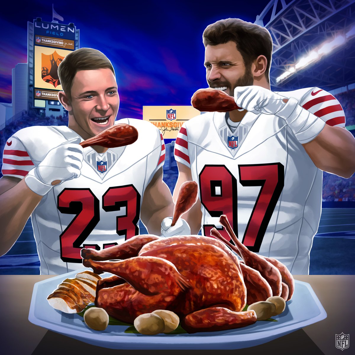 Turkey time for the <a href="/49ers/">San Francisco 49ers</a>! #MaddenThanksgiving