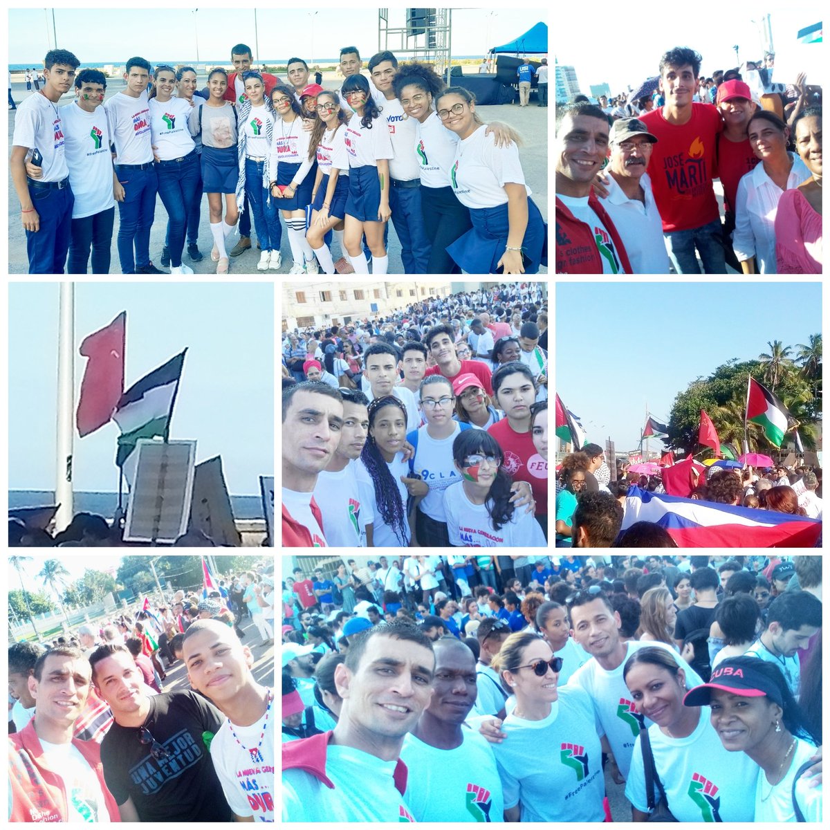 DrArleySilva's tweet image. #Por una #PalestinaLibre🇵🇸🇨🇺se #marchó hoy en #LaHabanaCuba.
@aylinalvarezG @MeyvisEstevezE @UJCdeCuba @yaliel_cobo