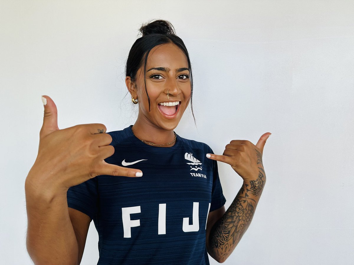 Unstoppable momentum! Fiji takes the lead 2-1 in the 21st minute with a sensational goal by Trina Davis! The Kulas are making their mark against hosts Solomon Islands. Let the victory march continue! #FijiFootball #PacificGames #TeamEffort #FijiKulas