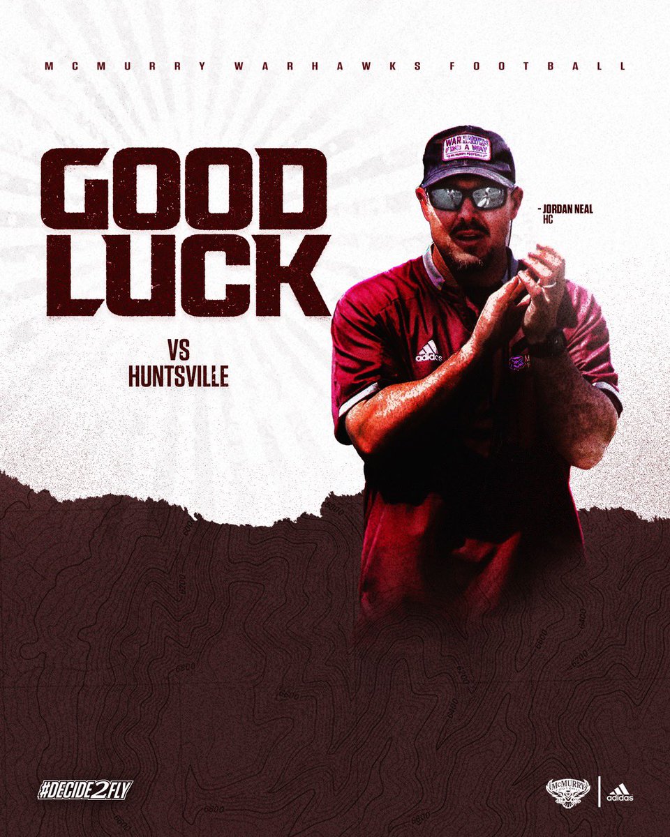Thank you for the good luck and happy thanksgivings <a href="/McMURRYFOOTBALL/">McMURRY FOOTBALL</a> 
<a href="/CoachSnyde/">Will</a>