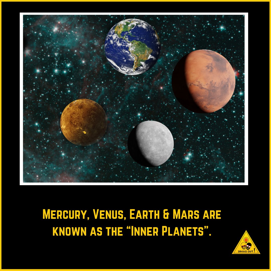 dimag_out's tweet photo. Mercury, Venus, Earth &amp; Mars are known as the “Inner Planets”.
.
.
.
.
.
.
#InnerPlanets #MercuryVenusEarthMars #SolarSystem #Planets #InnerPlanetExploration #MilkyWay #SpaceExploration #PlanetsoftheSolarSystem #facts #amazingfacts #weird #weirdfacts #dimagout😝 https://t.co/ZuFAAWfzmp
