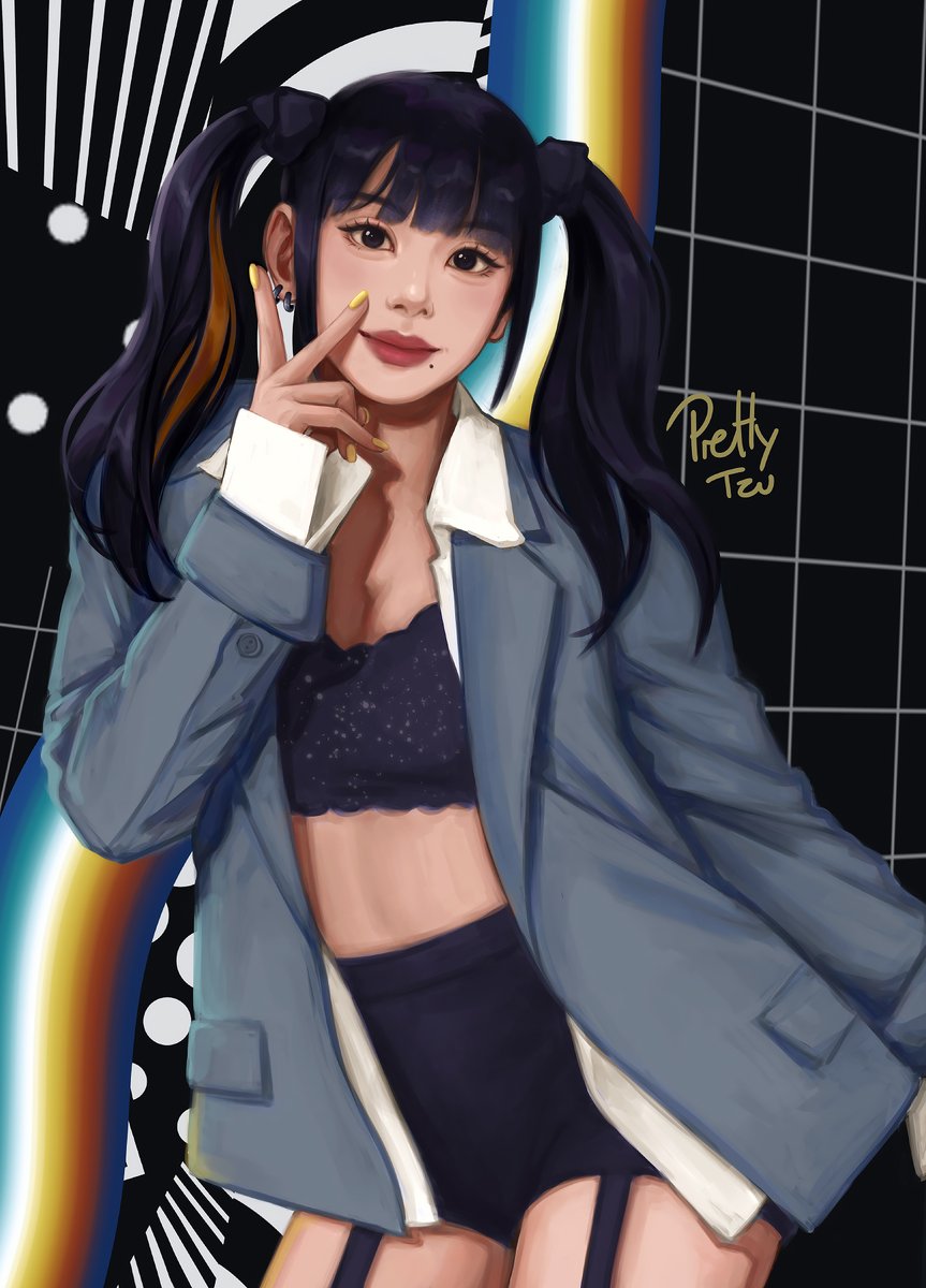 prettytzu's tweet photo. talk that talk era chaeyoung 🌈 https://t.co/tz2VN13yzh
