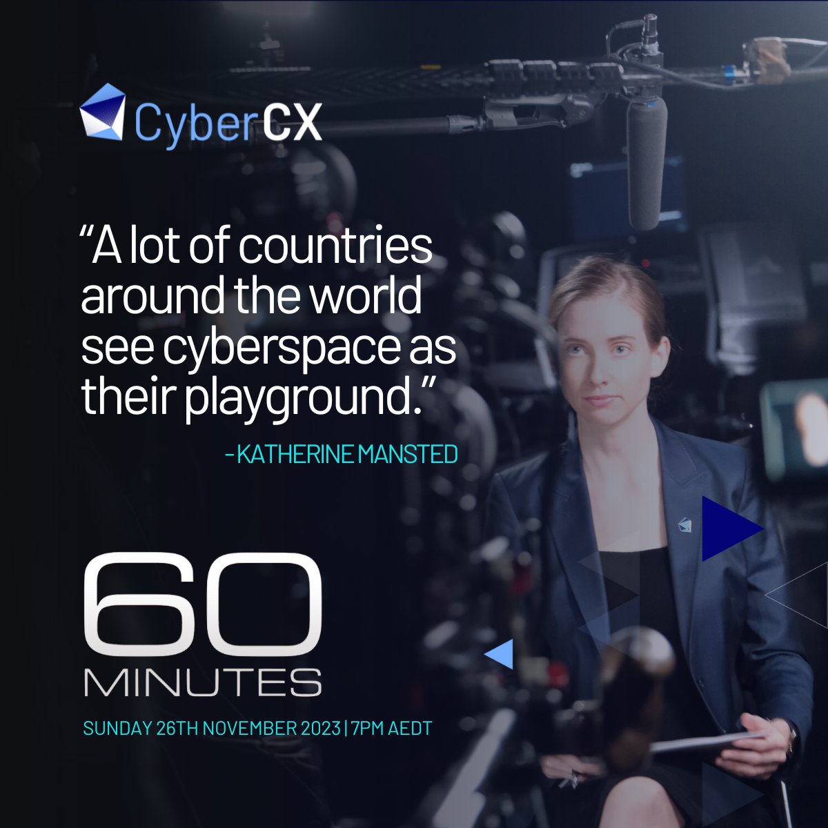 This Sunday at 7pm AEDT, CyberCX's @KMansted joins @60Mins to discuss how the cyber threat environment has evolved, and the Australian government's ambitious new Cyber Security Strategy, launched this week.  📺 Watch the sneak peek here: youtube.com/watch?v=nNFbku…