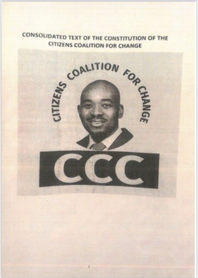 GinaMako3000's tweet photo. I have seen narcissism but Nelson Chamisa takes it to another level. Nelson Chamisa has embedded himself in the Rushed low IQ constitution they have spit out to appease their masters ...... https://t.co/xXwz1ocUah