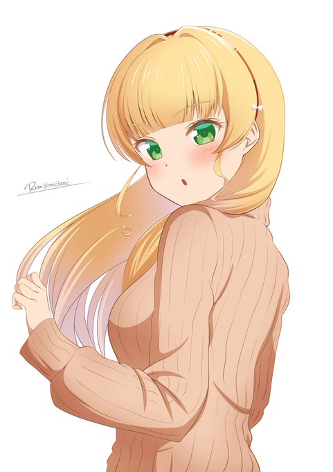 「brown sweater ribbed sweater」 illustration images(Latest)