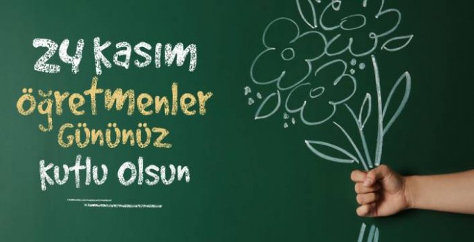 Dünyanın bütün çicekleri sizin için öğretmenim. Günümüz kutlu olsun.