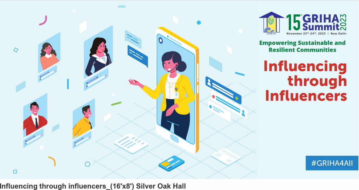GRIHACouncil's tweet photo. Exciting start to Day 2 at 15th GRIHA SUMMIT: Plenary Session III on 'Influencing through Influencers.’
Ready to explore the power of impactful collaborations and insights from industry influencers!
Join in!!
#influencers #GRIHA4ALL #HEALTHEARTH https://t.co/IM60B4YM5i