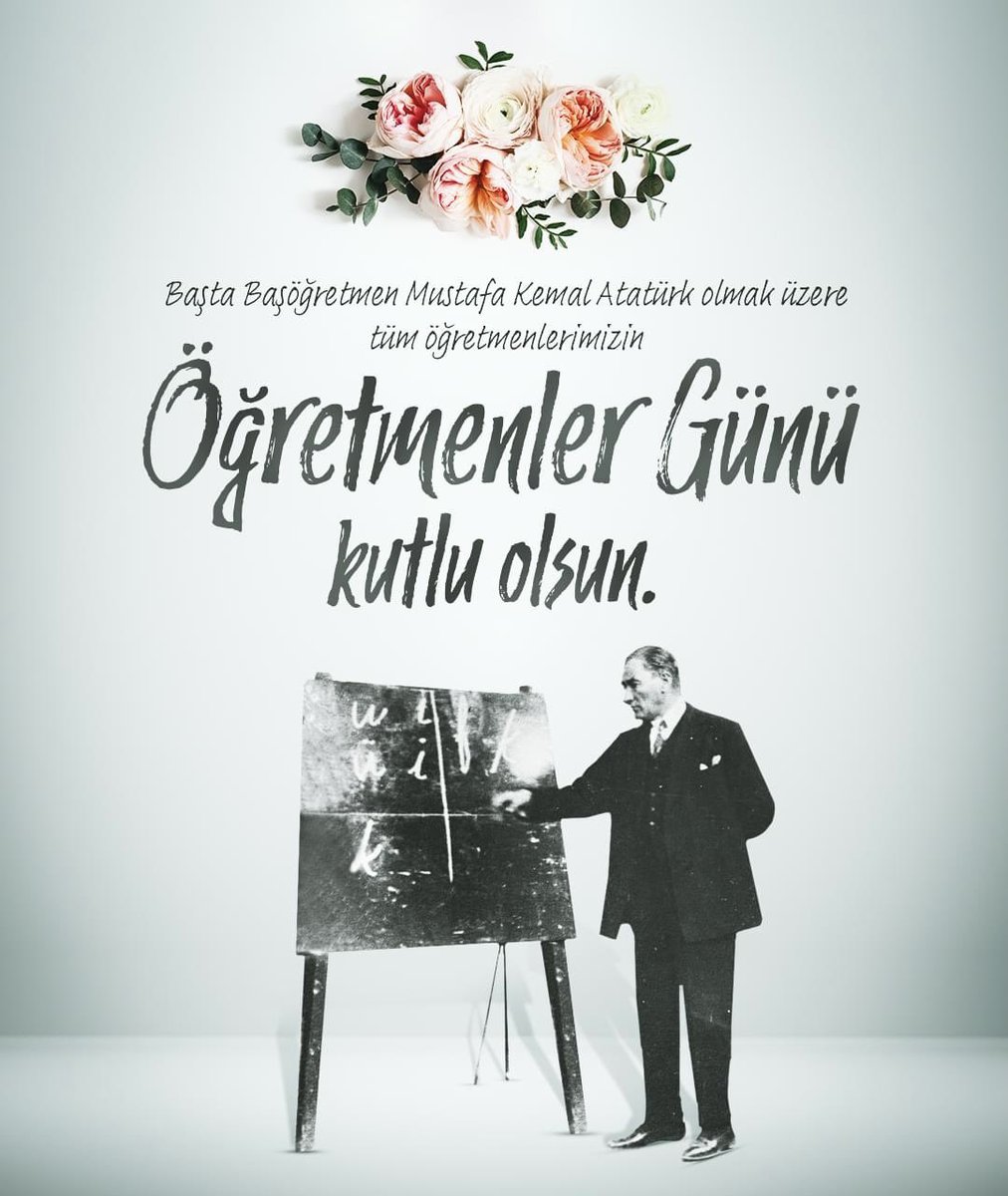 Böylesine kutsal bir mesleği vazife edinerek sabır feraset ile öğrencilerini ilmin ışığında yetiştiren tüm öğretmenlerimizin 24 Kasım Öğretmenler gününü kutluyorum.