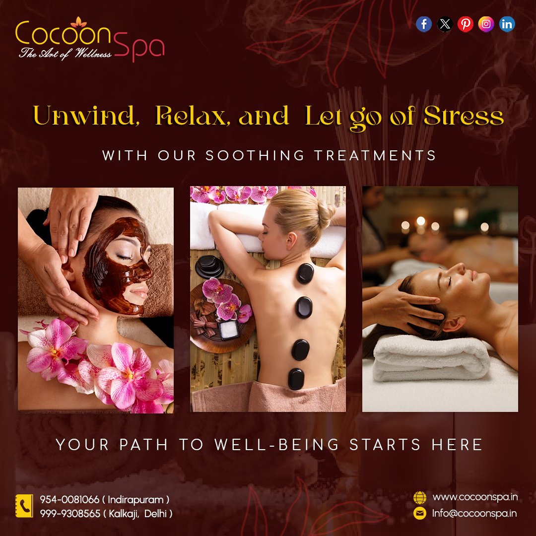 CocoonSpaindia's tweet photo. Unwind, relax, and let go of stress with our soothing treatments. Your path to well-being starts here. 🌻
.
.
Call us at - 9999308565, 9540081066 | info@cocoonspa.in | https://t.co/UKK8lUtBVd |
.
.
#cocoonspa #HolisticTherapies #ayurvedictherapy #BodyScrub #delhi #indirapuram https://t.co/1r51VHEyi8