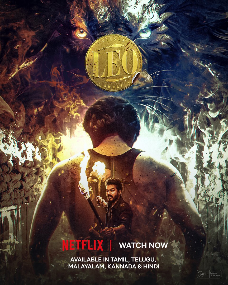 Annan v̶a̶r̶a̶a̶r̶u̶ vandhutaaru vali vidu 🔥 Time to find out if he's an Ordinary Person or a Freakin' Badass! 💥 #Leo is now streaming in India in Tamil, Telugu, Malayalam, Kannada and Hindi. Coming soon in English. #LeoOnNetflix