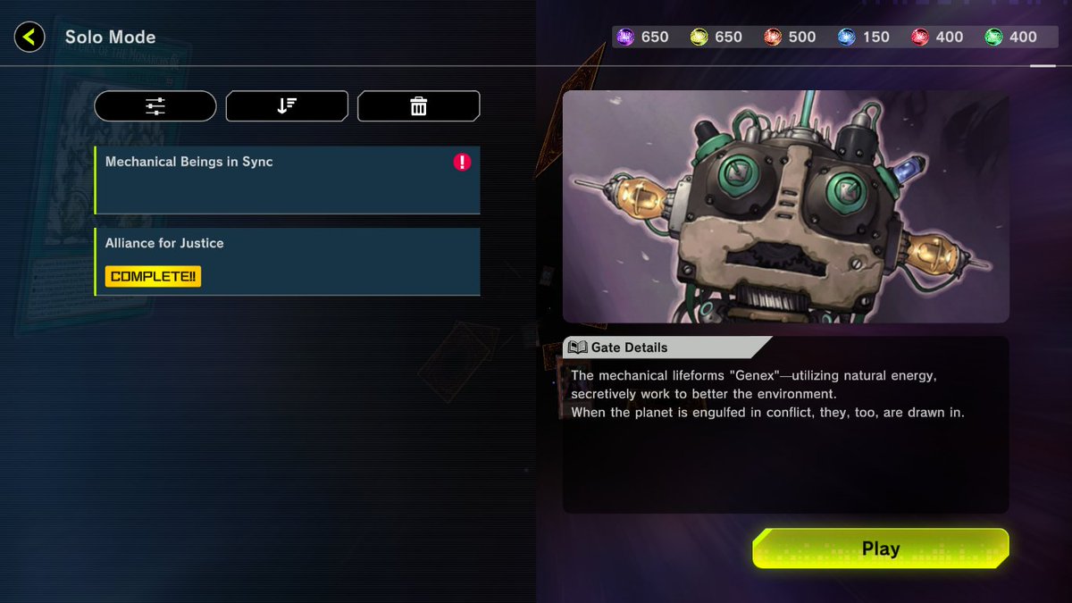 MasterDuelSite's tweet photo. The Genex Solo Mode - Mechanical Beings in Sync - is now live! You can obtain this "Genex Controller" mate and other rewards!

#MasterDuel #YuGiOh #YuGiOhMasterDuel #遊戯王マスターデュエル https://t.co/6r6jtFAtQ3