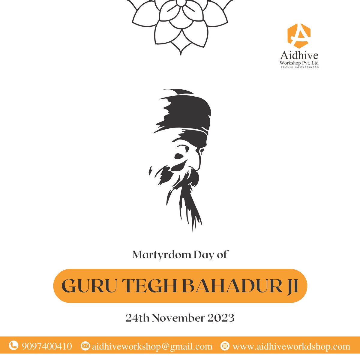 🙏 Remembering the luminous soul, Guru Tegh Bahadur Ji, whose teachings illuminate our path towards righteousness and compassion. 🌟💙

#GuruTeghBahadurJi #Sikhism #DivineTeachings #SacrificeForHumanity #SpiritualEnlightenment #CompassionInAction #GuruNanakDevJi #Waheguru 🙏🌟