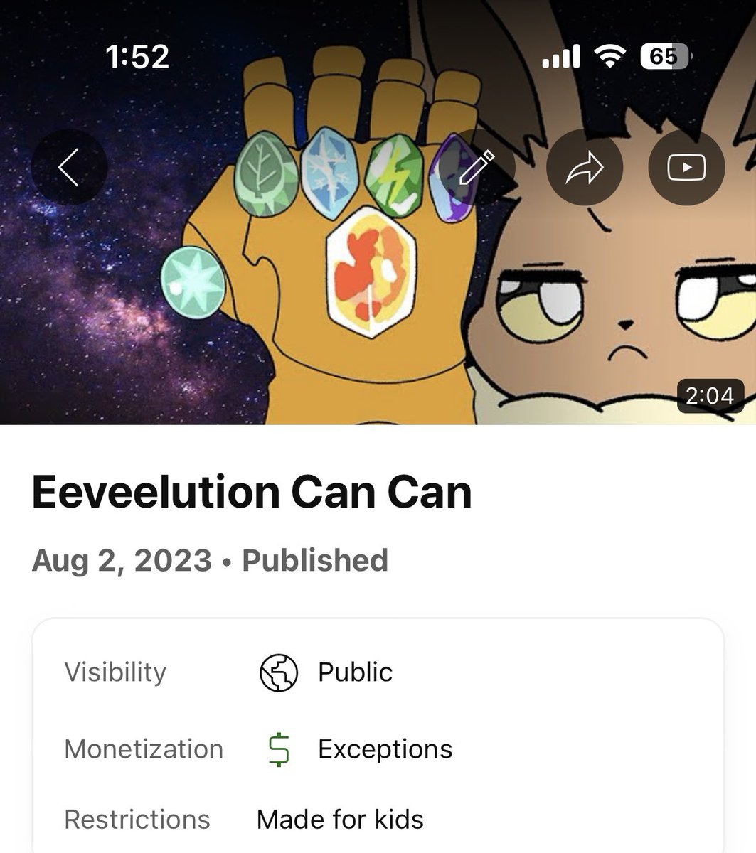 sangsangRKGK's tweet photo. As someone who has always liked Pokémon, I find YouTube’s policies for Kids content quite ambiguous and unreasonable. I can’t understand why my video was categorized as Kids content. Moreover, according to statistics, most of my audience is actually adults. https://t.co/7TFLEeCWvn