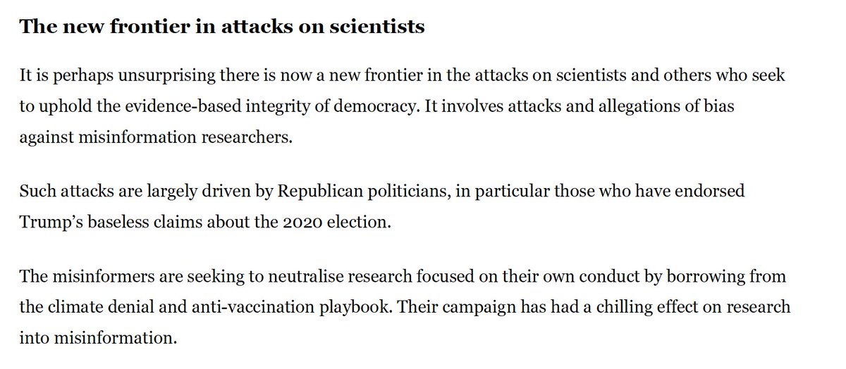 Honestly c'mon guys @STWong <a href="/johnfcook/">john cook</a> -- <a href="/ConversationUS/">The Conversation U.S.</a>: You are now positioning yourselves as part of the "climate science heroes to martyrs" narrative that frames almost everything Oreskes/Mann write?
theconversation.com/disinformation…

1) Like in the case of nudging, social priming and
